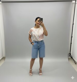 Bermuda Jeans Destroyed REF:222511